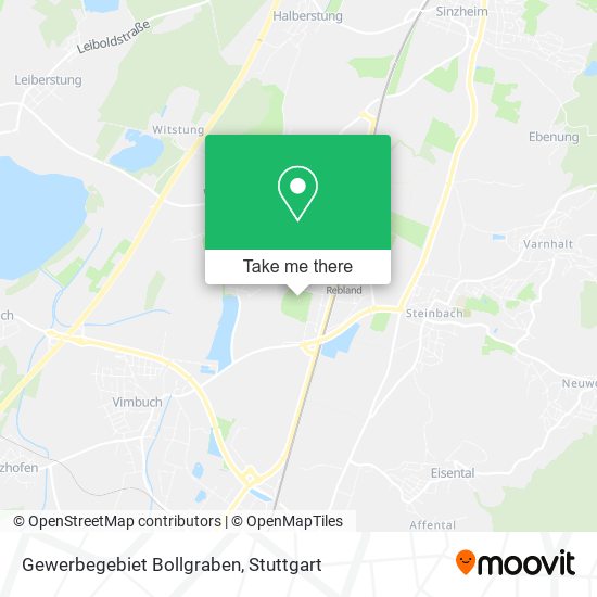 Gewerbegebiet Bollgraben map