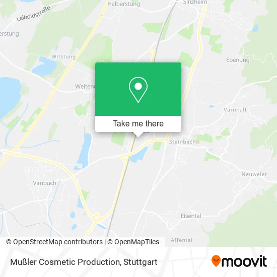 Mußler Cosmetic Production map