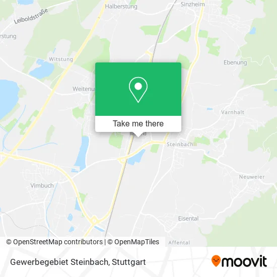 Карта Gewerbegebiet Steinbach