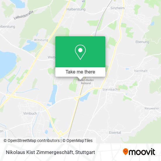 Nikolaus Kist Zimmergeschäft map