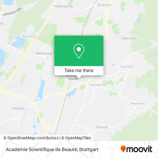 Académie Scientifique de Beauté map