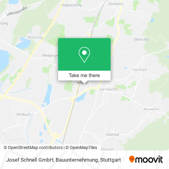 Карта Josef Schnell GmbH, Bauunternehmung