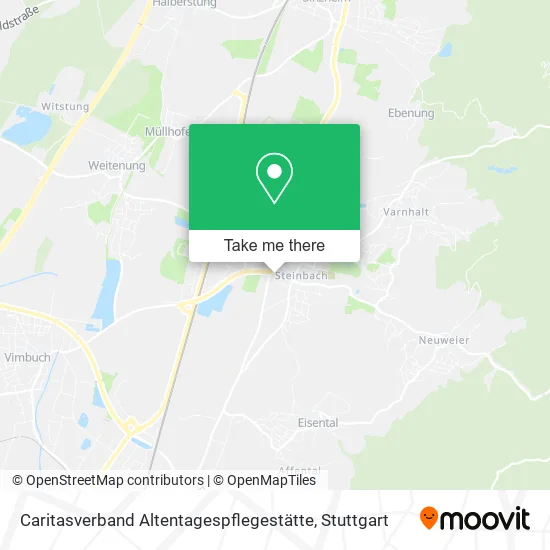Карта Caritasverband Altentagespflegestätte