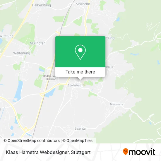 Карта Klaas Hamstra Webdesigner