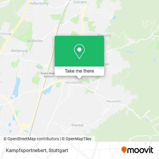 Карта Kampfsportnebert