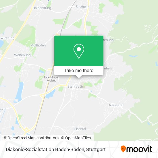 Diakonie-Sozialstation Baden-Baden map