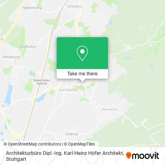 Карта Architekturbüro Dipl.-Ing. Karl-Heinz Höfer Architekt