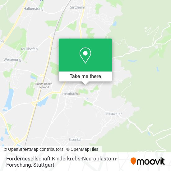 Fördergesellschaft Kinderkrebs-Neuroblastom-Forschung map