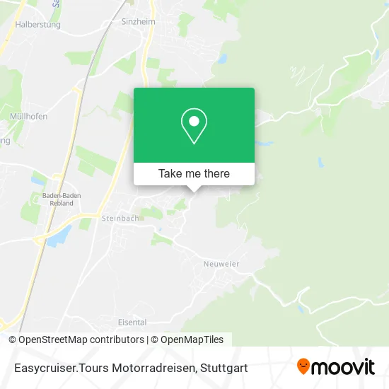 Easycruiser.Tours Motorradreisen map
