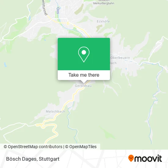 Карта Bösch Dages