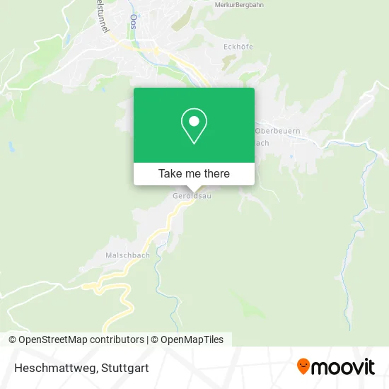 Heschmattweg map