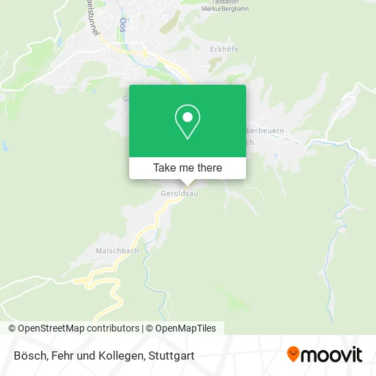 Карта Bösch, Fehr und Kollegen