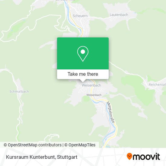 Kursraum Kunterbunt map