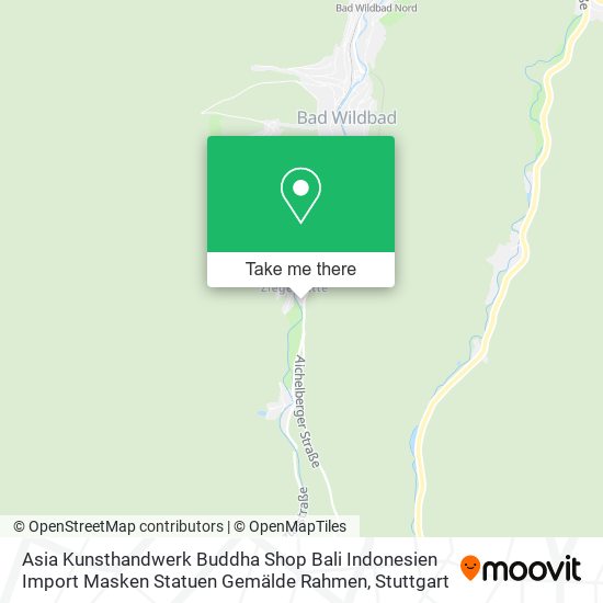 Карта Asia Kunsthandwerk Buddha Shop Bali Indonesien Import Masken Statuen Gemälde Rahmen