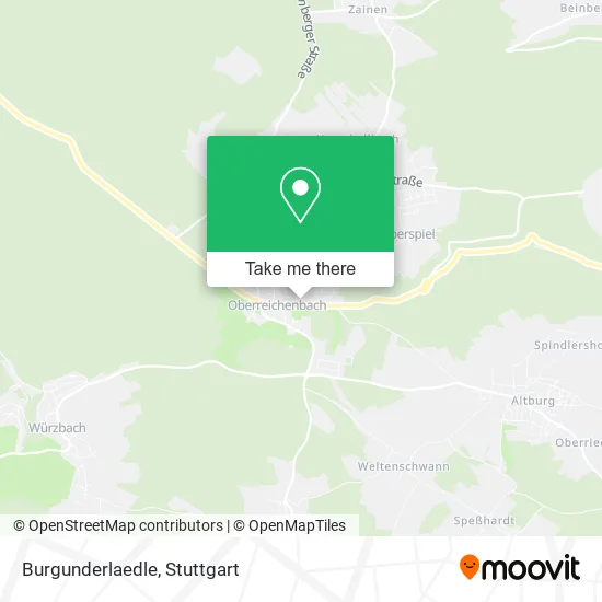 Карта Burgunderlaedle