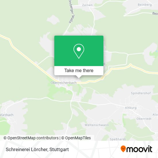 Schreinerei Lörcher map