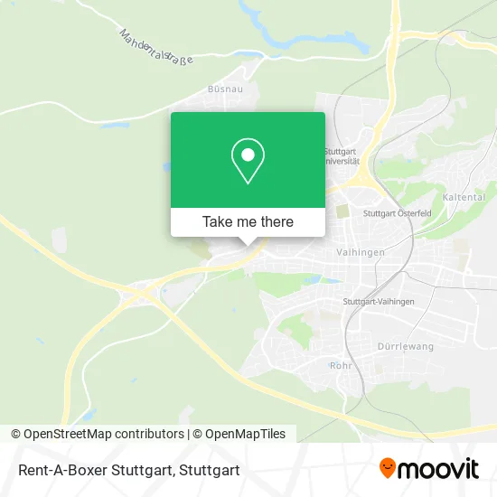 Карта Rent-A-Boxer Stuttgart
