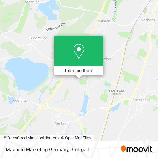 Machete Marketing Germany map