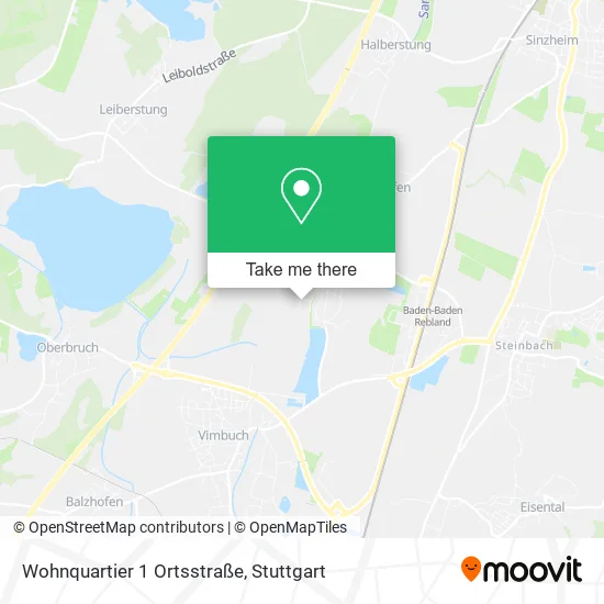 Карта Wohnquartier 1 Ortsstraße