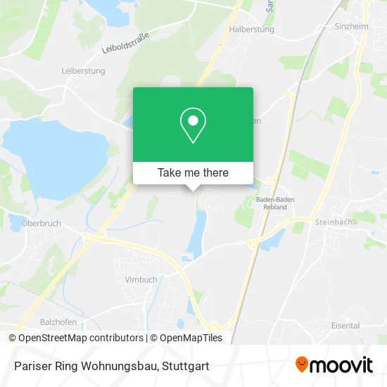 Карта Pariser Ring Wohnungsbau
