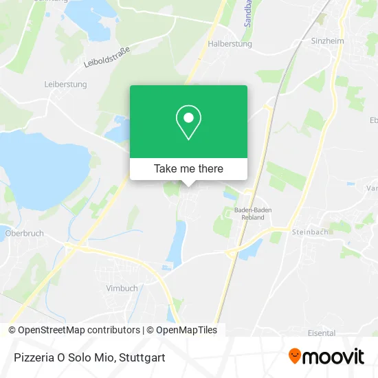 Карта Pizzeria O Solo Mio