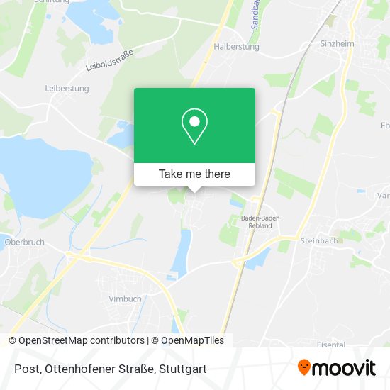 Post, Ottenhofener Straße map