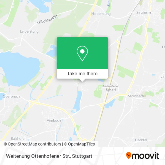 Карта Weitenung Ottenhofener Str.