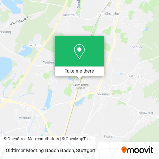 Oldtimer Meeting Baden Baden map