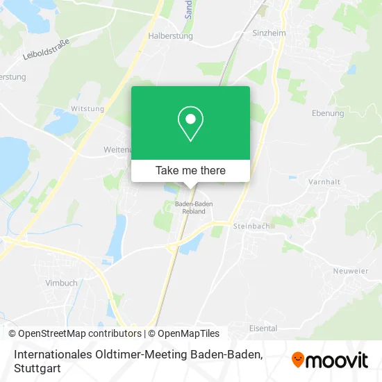 Internationales Oldtimer-Meeting Baden-Baden map