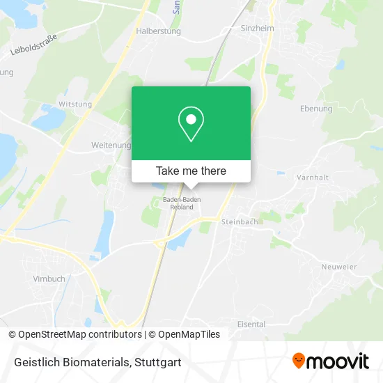 Geistlich Biomaterials map