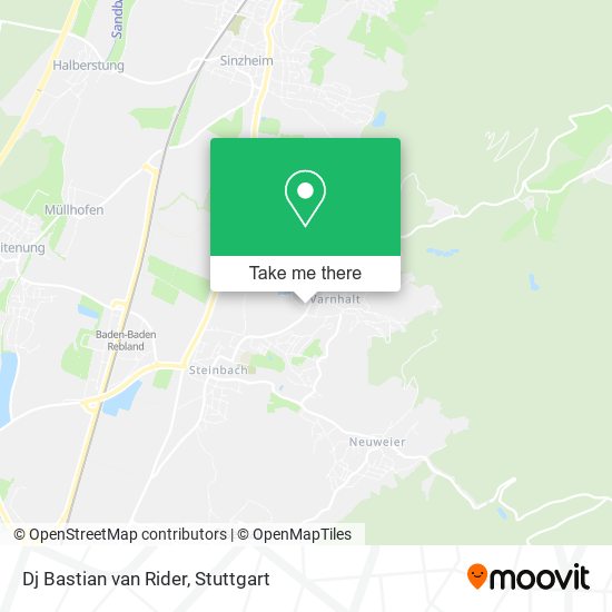 Dj Bastian van Rider map