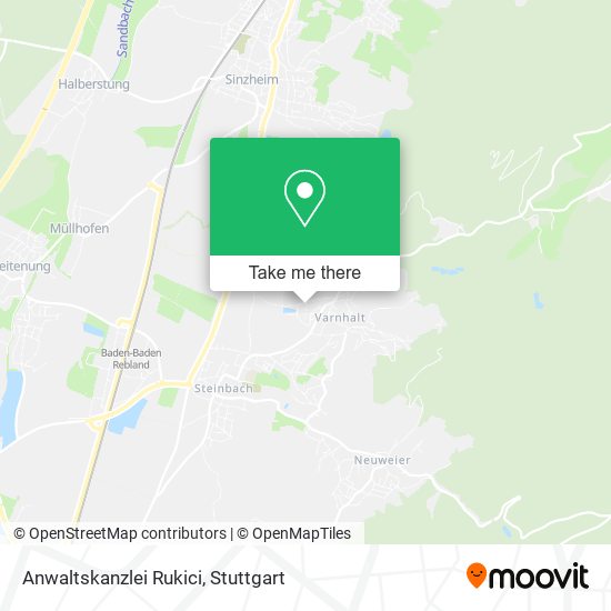 Anwaltskanzlei Rukici map