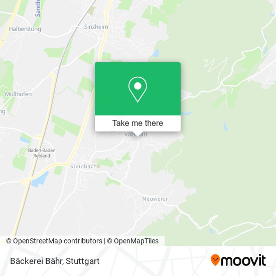 Bäckerei Bähr map
