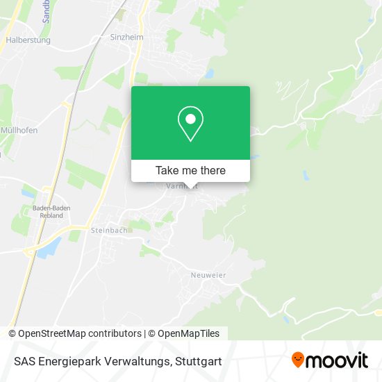 SAS Energiepark Verwaltungs map