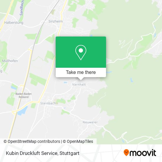 Карта Kubin Druckluft Service