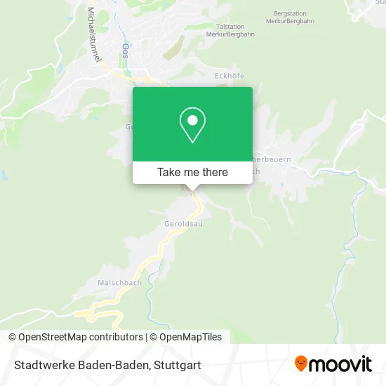 Карта Stadtwerke Baden-Baden