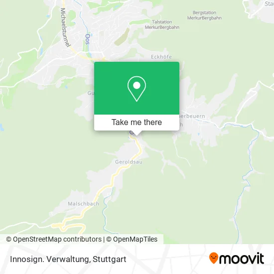 Карта Innosign. Verwaltung