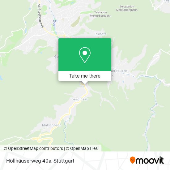 Höllhäuserweg 40a map