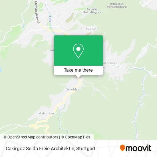 Карта Cakirgöz Selda Freie Architektin