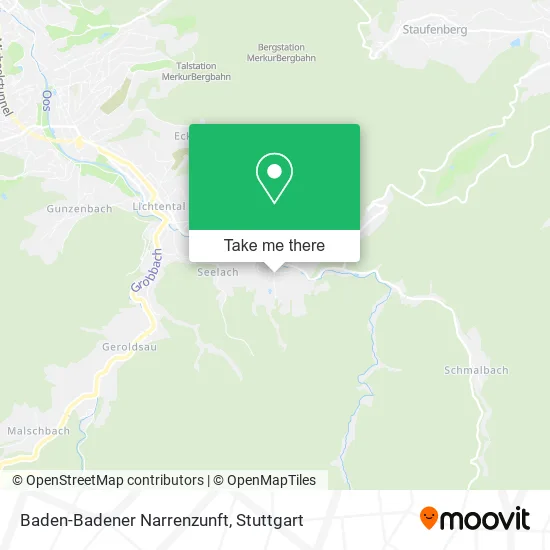Карта Baden-Badener Narrenzunft