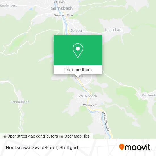 Карта Nordschwarzwald-Forst
