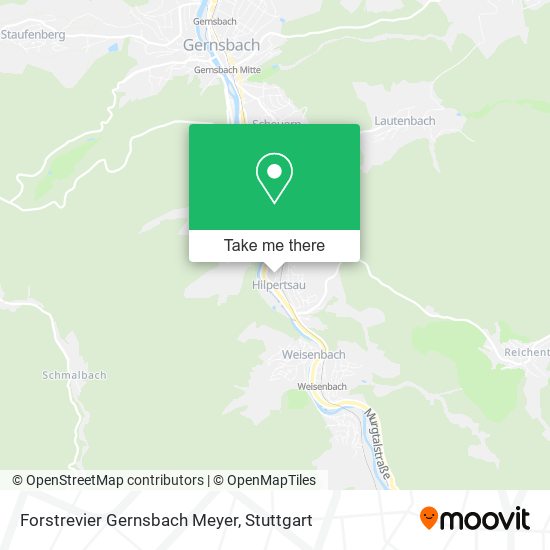 Forstrevier Gernsbach Meyer map