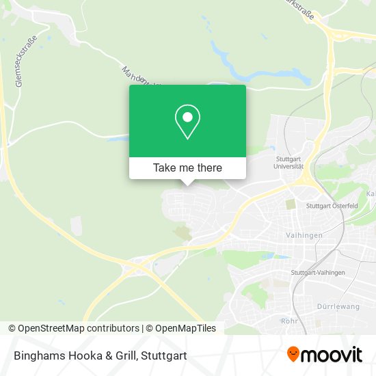 Binghams Hooka & Grill map