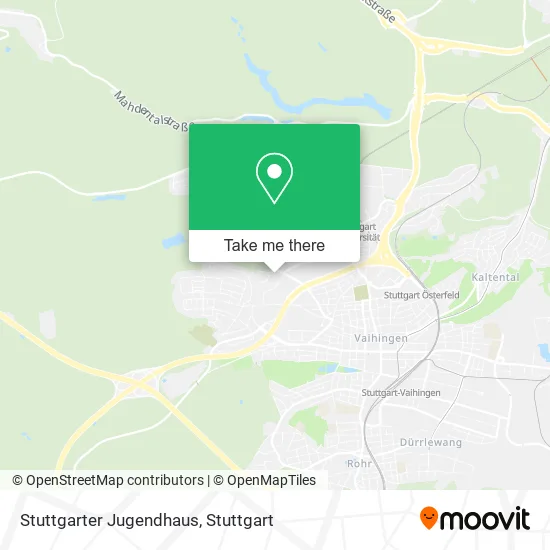 Карта Stuttgarter Jugendhaus