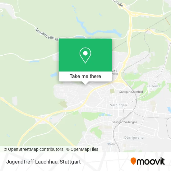 Карта Jugendtreff Lauchhau