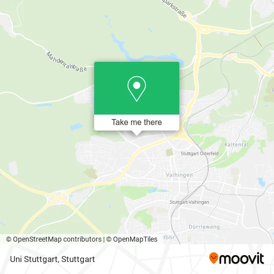 Карта Uni Stuttgart