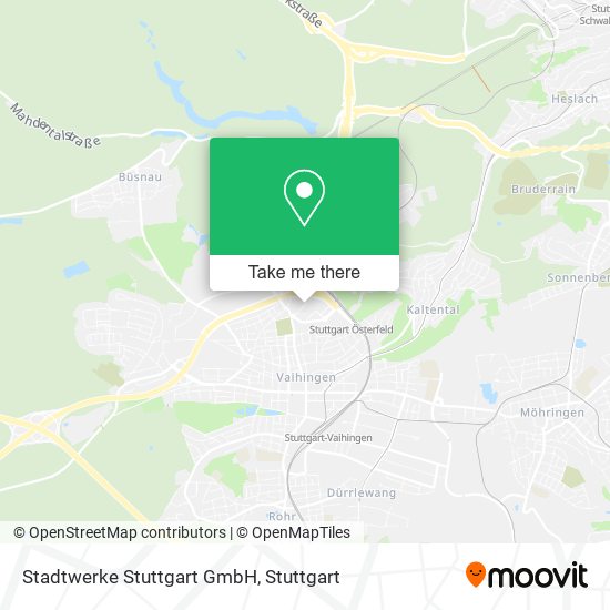 Карта Stadtwerke Stuttgart GmbH