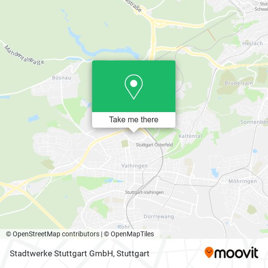 Stadtwerke Stuttgart GmbH map