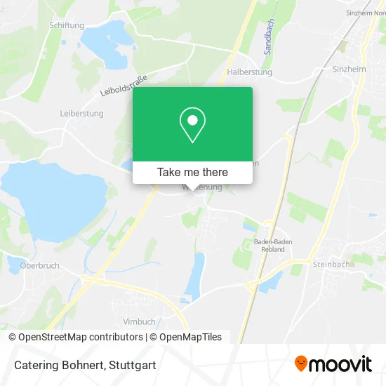 Карта Catering Bohnert