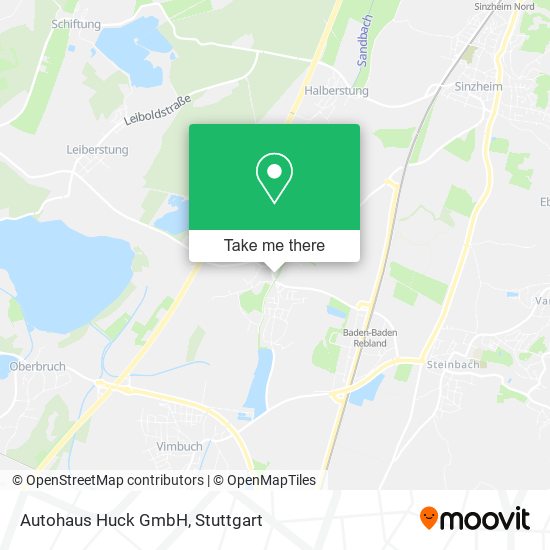 Autohaus Huck GmbH map